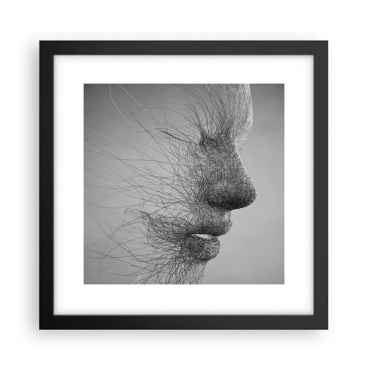 Plakat w czarnej ramie - Duch wiatru - 30x30 cm
