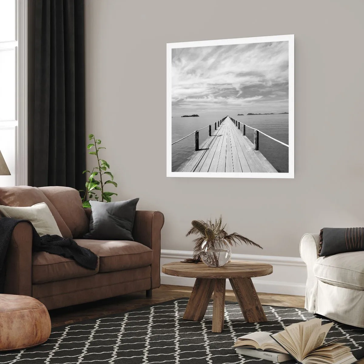 Plakat - A może podróż… - 40x40 cm