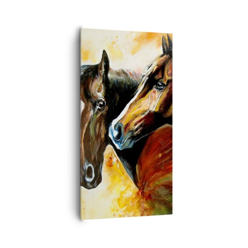 Obraz na płótnie - Dwa razy więcej wdzięku - 65x120 cm