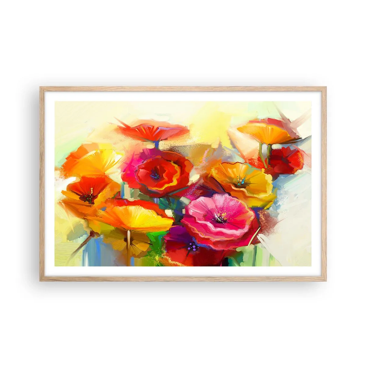 Plakat w ramie jasny dąb - Nie tylko czerwone - 91x61 cm