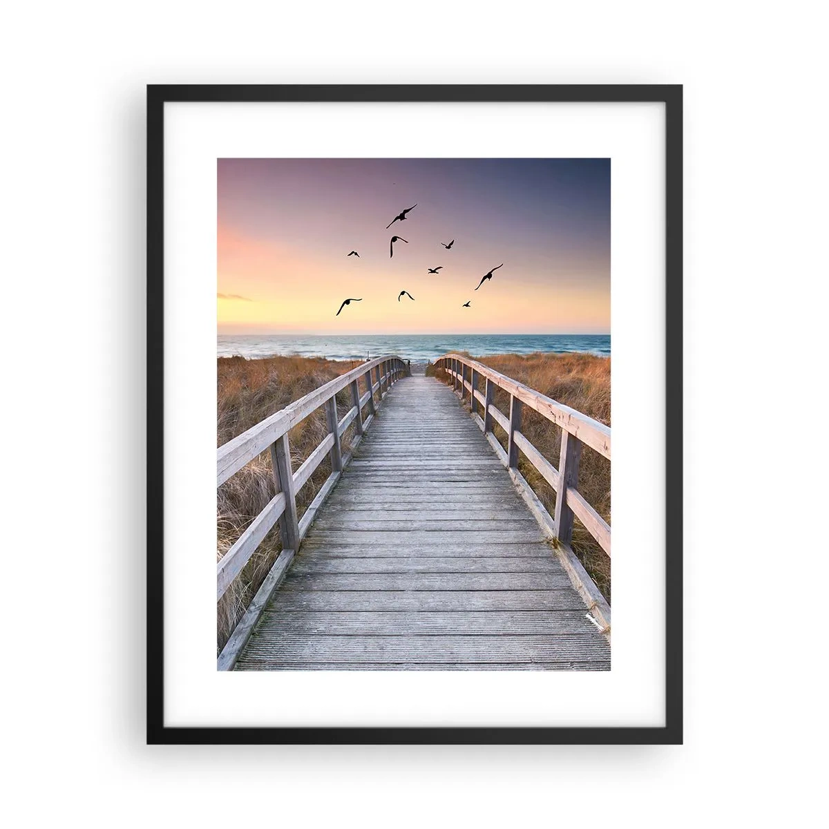 Plakat w czarnej ramie - Przestrzeń wzlotów - 40x50 cm