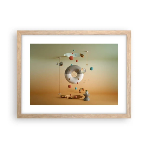 Plakat w ramie jasny dąb - Wszystko się zdarzyć może - 40x30 cm