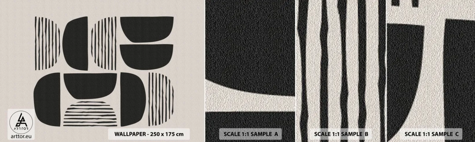 Fototapeta Próbka Standard Eco - Połowiczne układy - Boho, Sztuka, Minimalizm - 100x30 cm