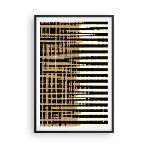 Plakat w czarnej ramie - Architektoniczna abstrakcja - 61x91 cm