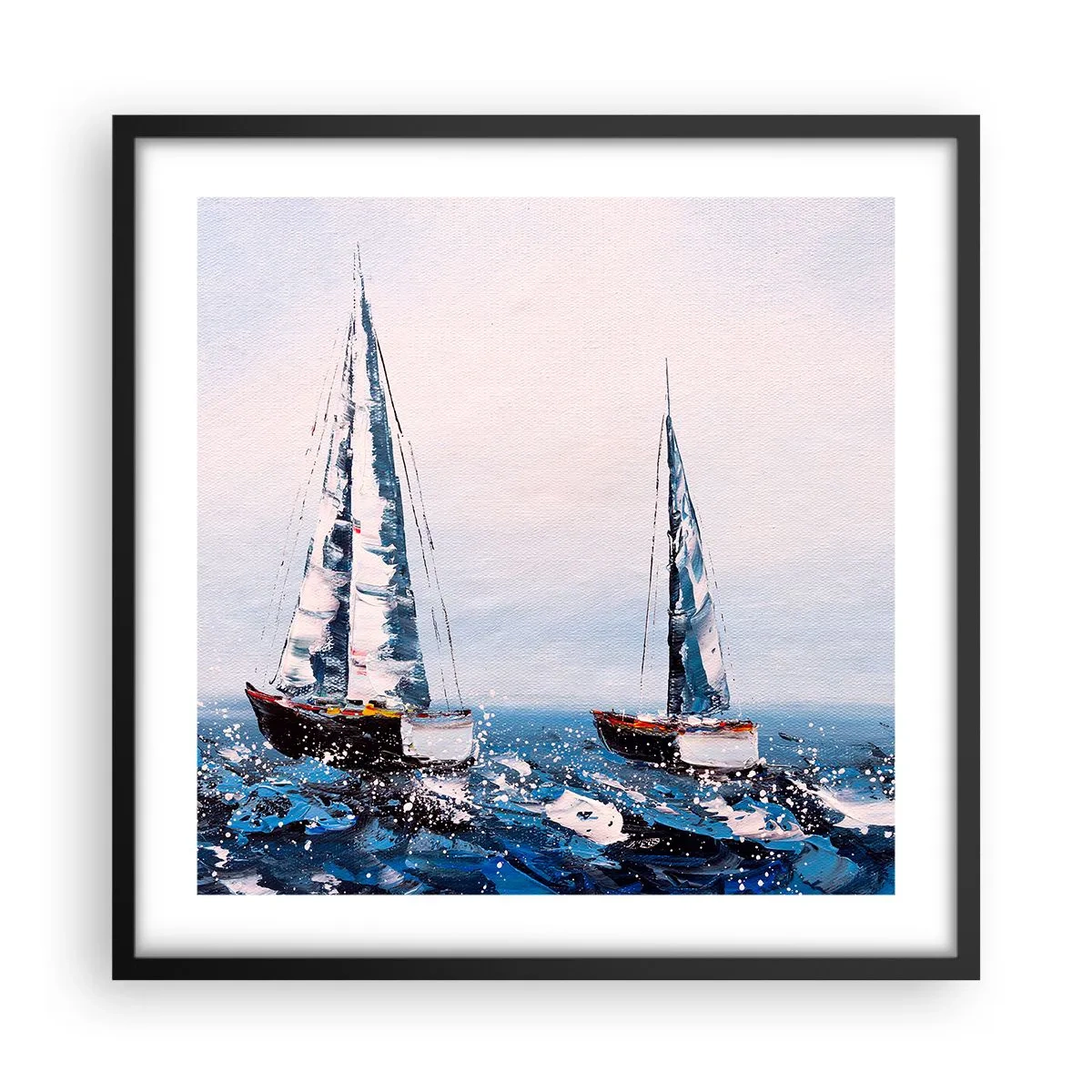 Plakat w czarnej ramie - Braterstwo wiatru - 50x50 cm