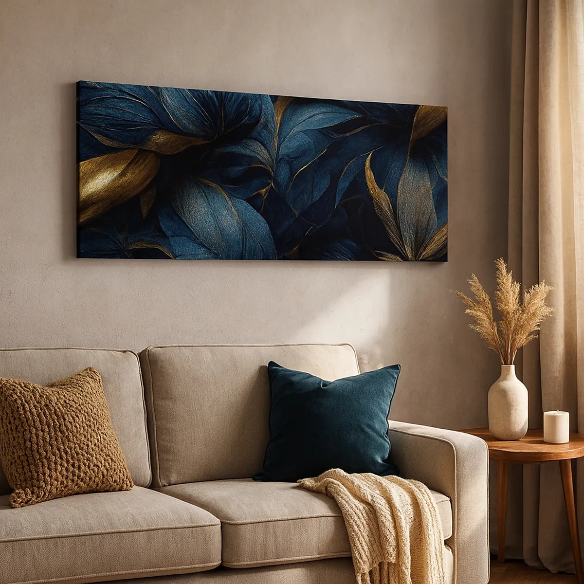 Obraz na płótnie - Złotem podszyte - 30x30 cm