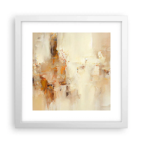 Plakat w białej ramie - Dusza bursztynu - 30x30 cm