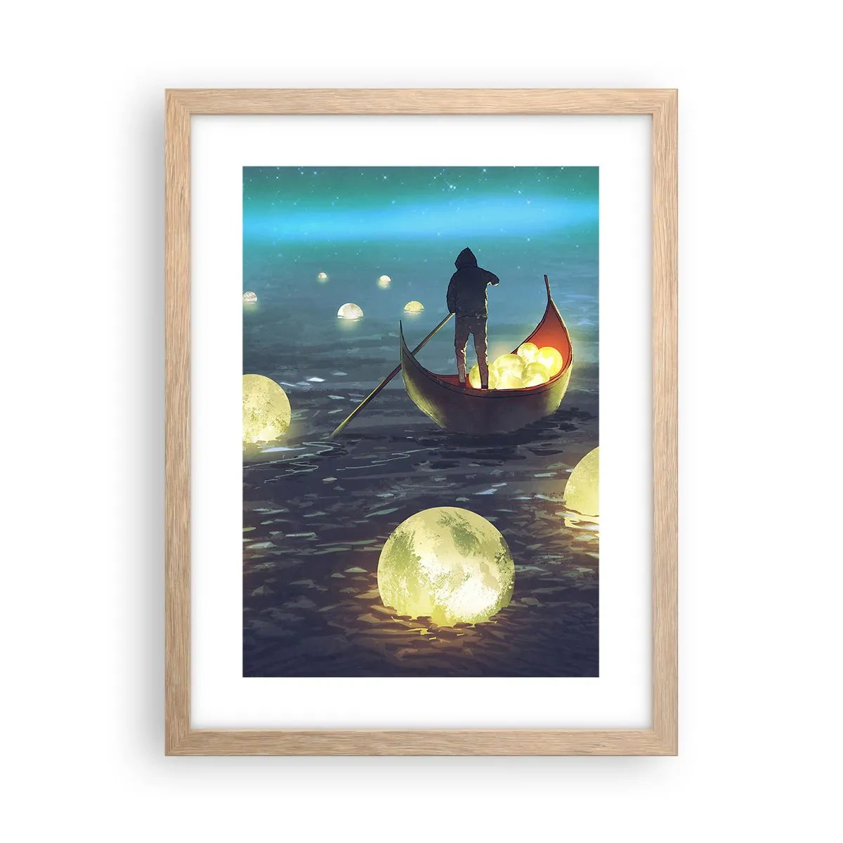 Plakat w ramie jasny dąb - Rzeczy, o których się filozofom nie śniło - 30x40 cm