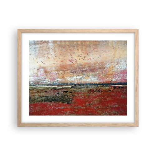 Plakat w ramie jasny dąb - Może to morze - 50x40 cm