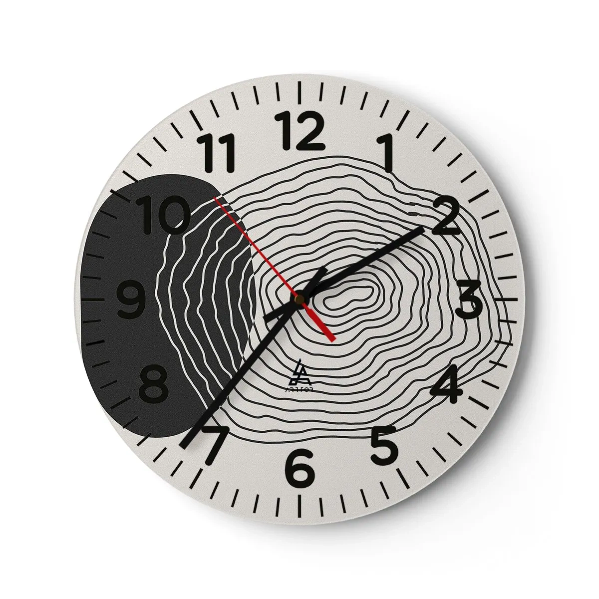 Zegar ścienny - Trwanie i drganie - 30x30 cm