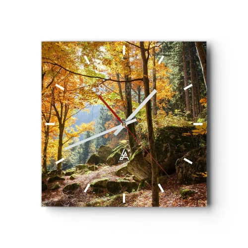 Zegar ścienny - Czas na odpoczynek - 40x40 cm