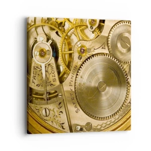 Obraz na płótnie - Idź z duchem czasu - 40x40 cm