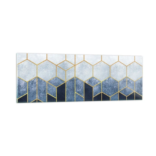 Obraz na szkle - Kompozycja w synkopowym rytmie - 90x30 cm