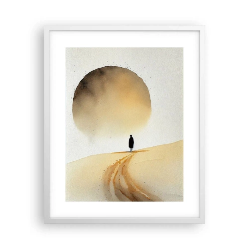 Plakat w białej ramie - Zawsze tęsknota - 40x50 cm