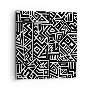 Obraz na płótnie - Kompozycja prekolumbijska - 70x70 cm