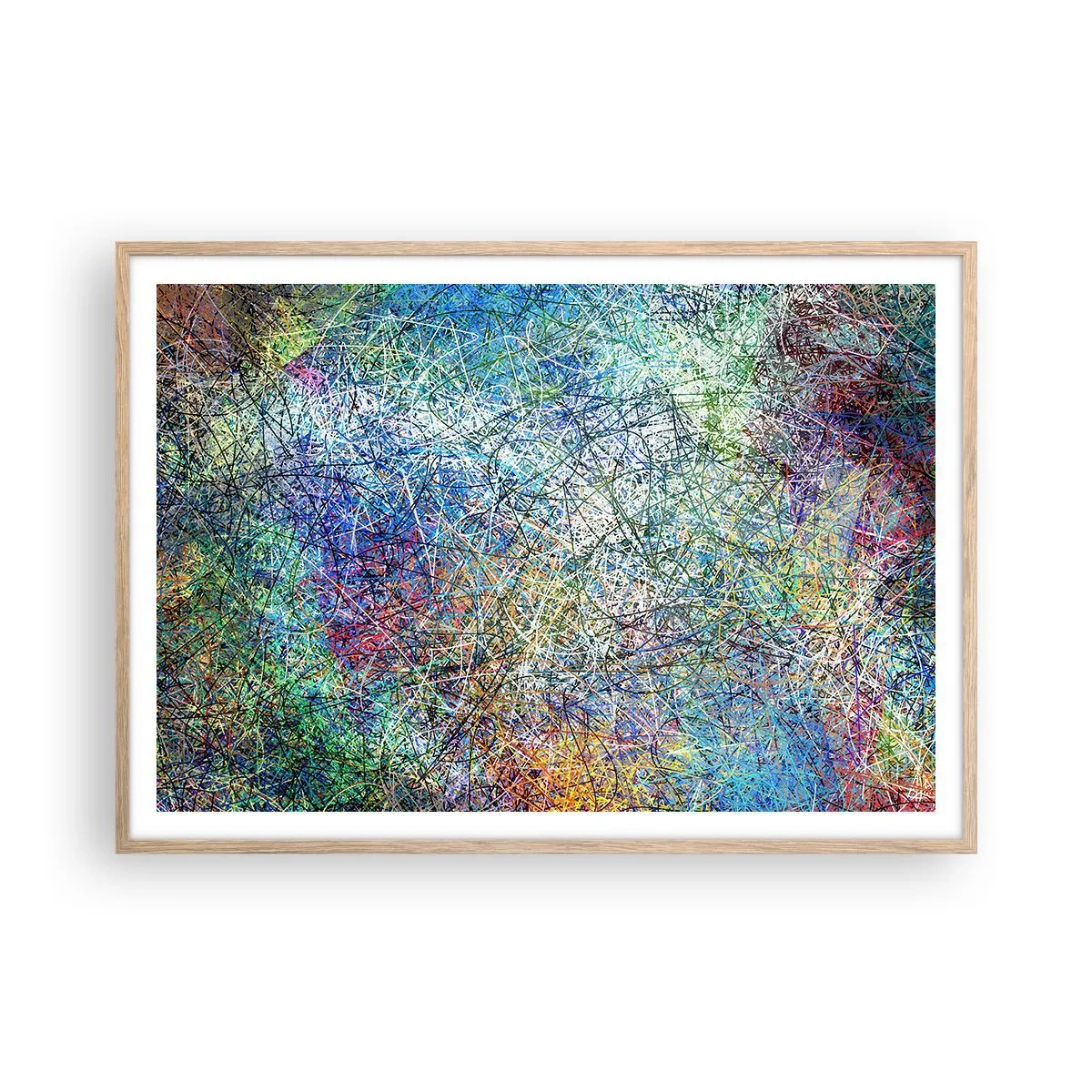 Plakat w ramie jasny dąb - To nie takie proste - 100x70 cm