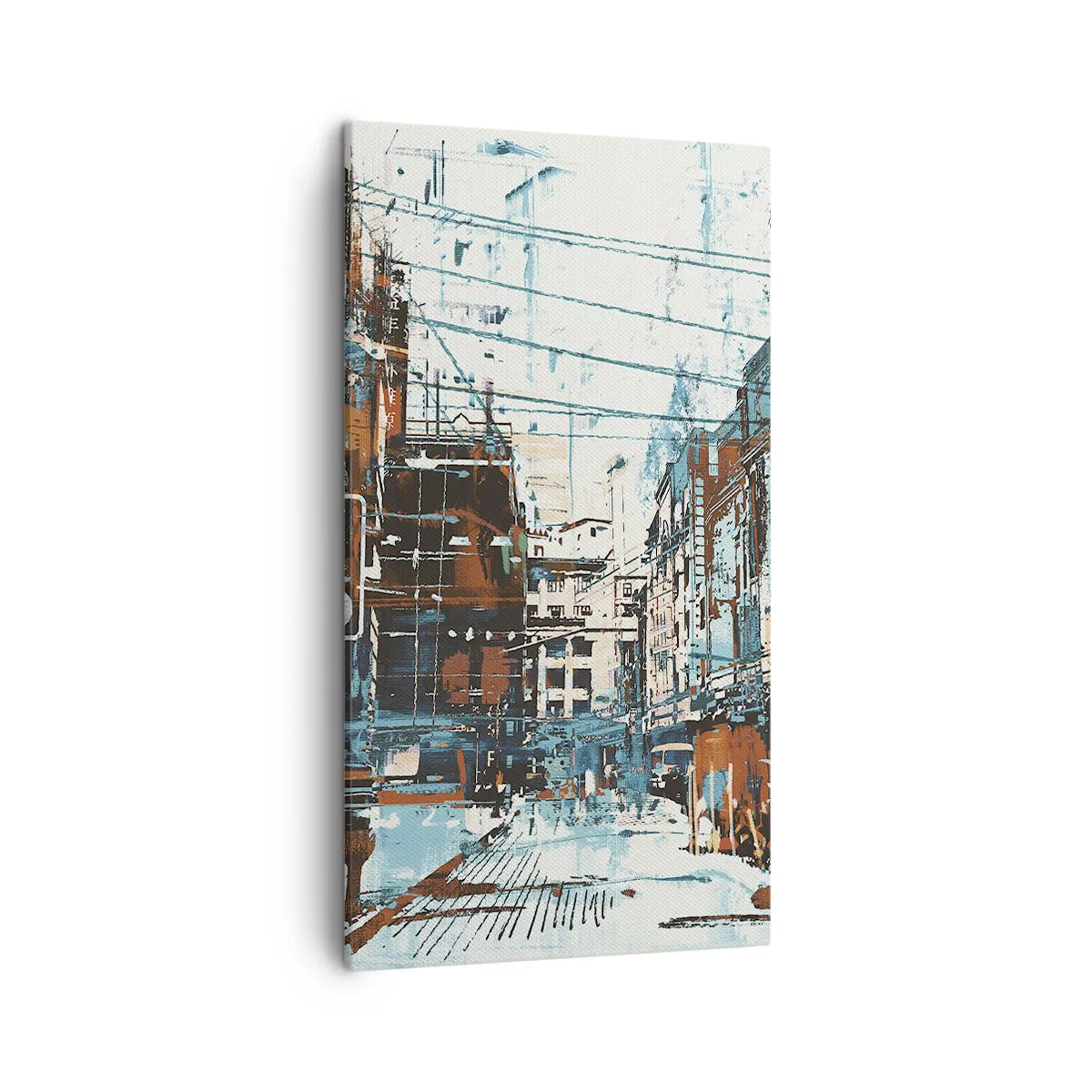 Obraz na płótnie - Przetarty miejski szlak - 45x80 cm