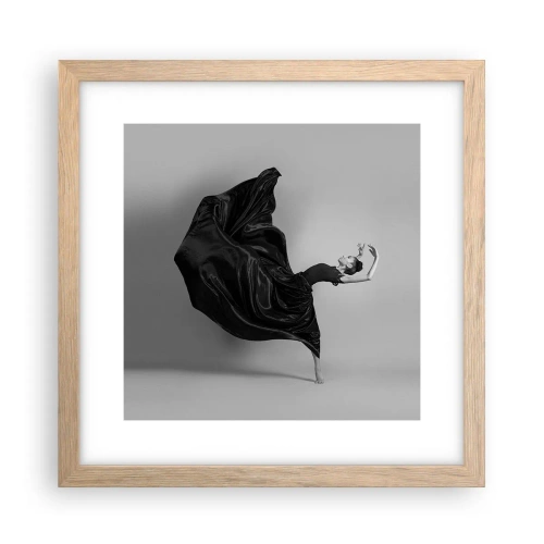 Plakat w ramie jasny dąb - Uskrzydlona muzyką - 30x30 cm