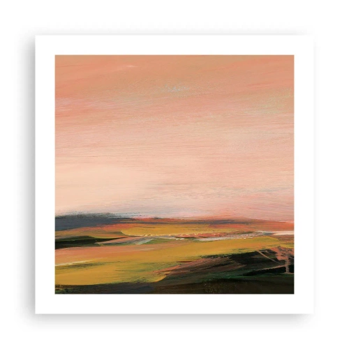 Plakat - W różowej tonacji - 50x50 cm