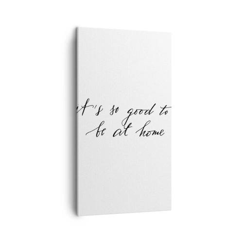 Obraz na płótnie - Cała prawda - 45x80 cm