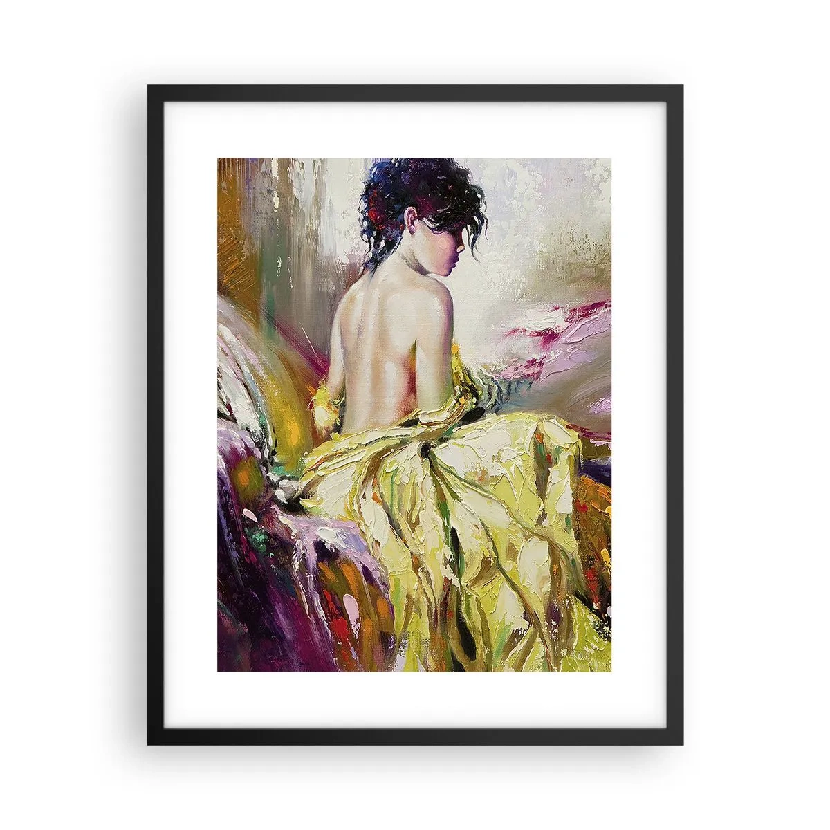 Plakat w czarnej ramie - Między ustami a brzegiem pucharu - 40x50 cm