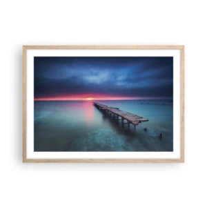 Plakat w ramie jasny dąb - Między niebem a ziemią - 70x50 cm