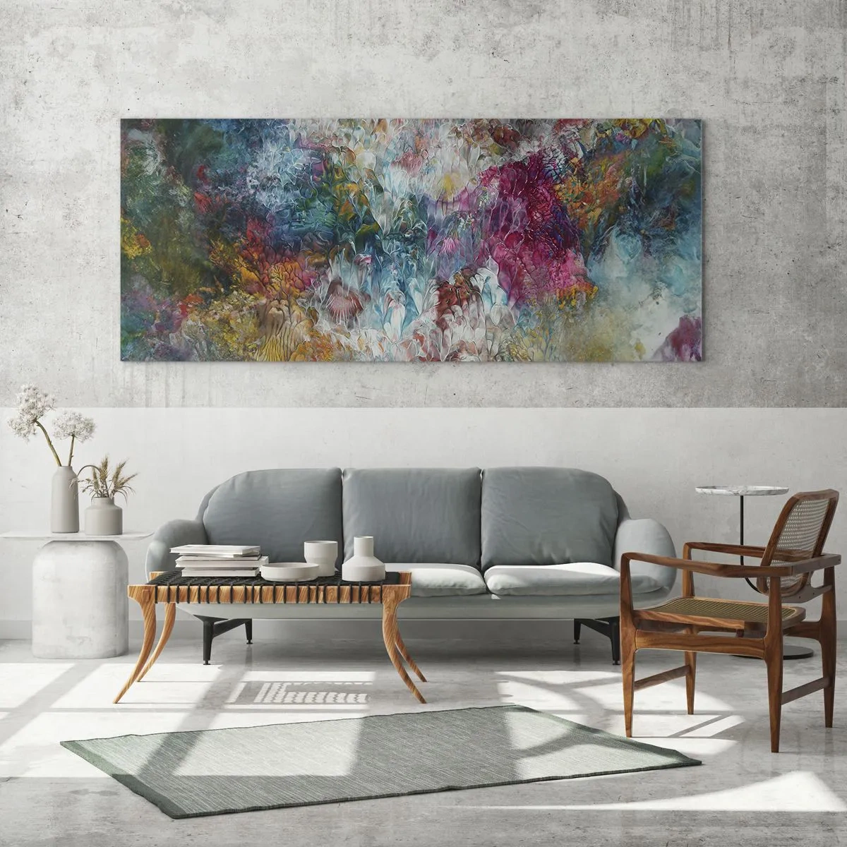 Obraz na szkle - W pełnym rozkwicie - 90x30 cm