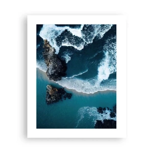 Plakat - Otulone falami - 40x50 cm