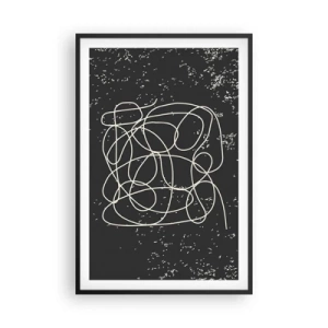 Plakat w czarnej ramie - Błądzenie myśli - 61x91 cm