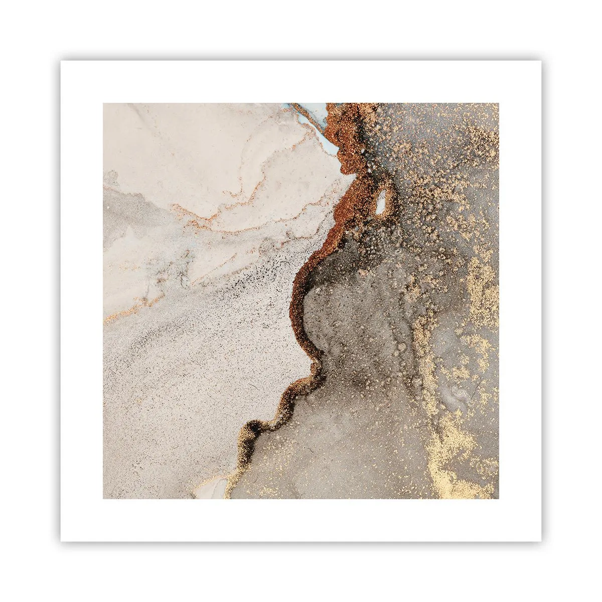 Plakat - Na granicy barw - 40x40 cm