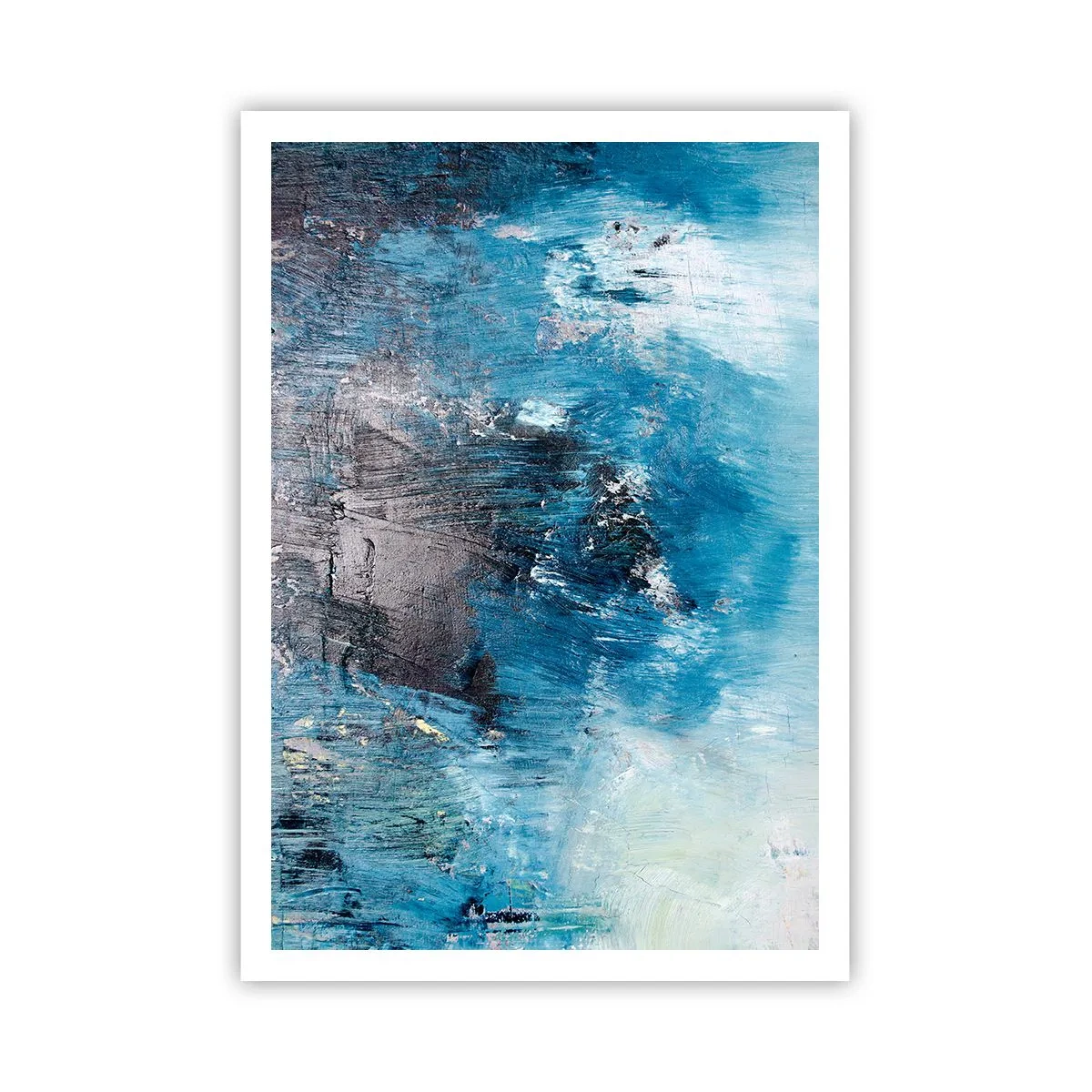 Plakat - Błękitna rapsodia - 70x100 cm