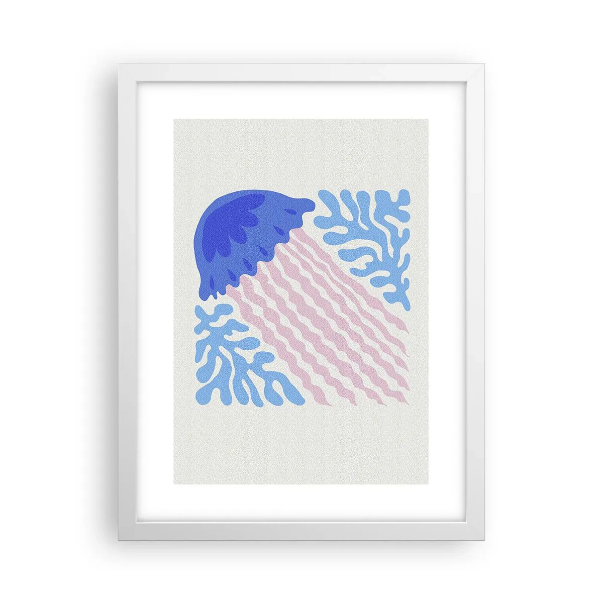 Plakat w białej ramie - Jak z innego świata - 30x40 cm