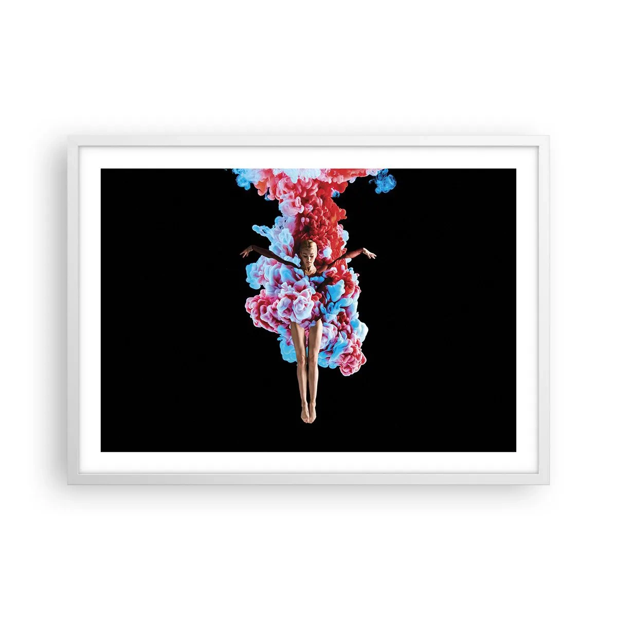 Plakat w białej ramie - W pełnym rozkwicie - 70x50 cm