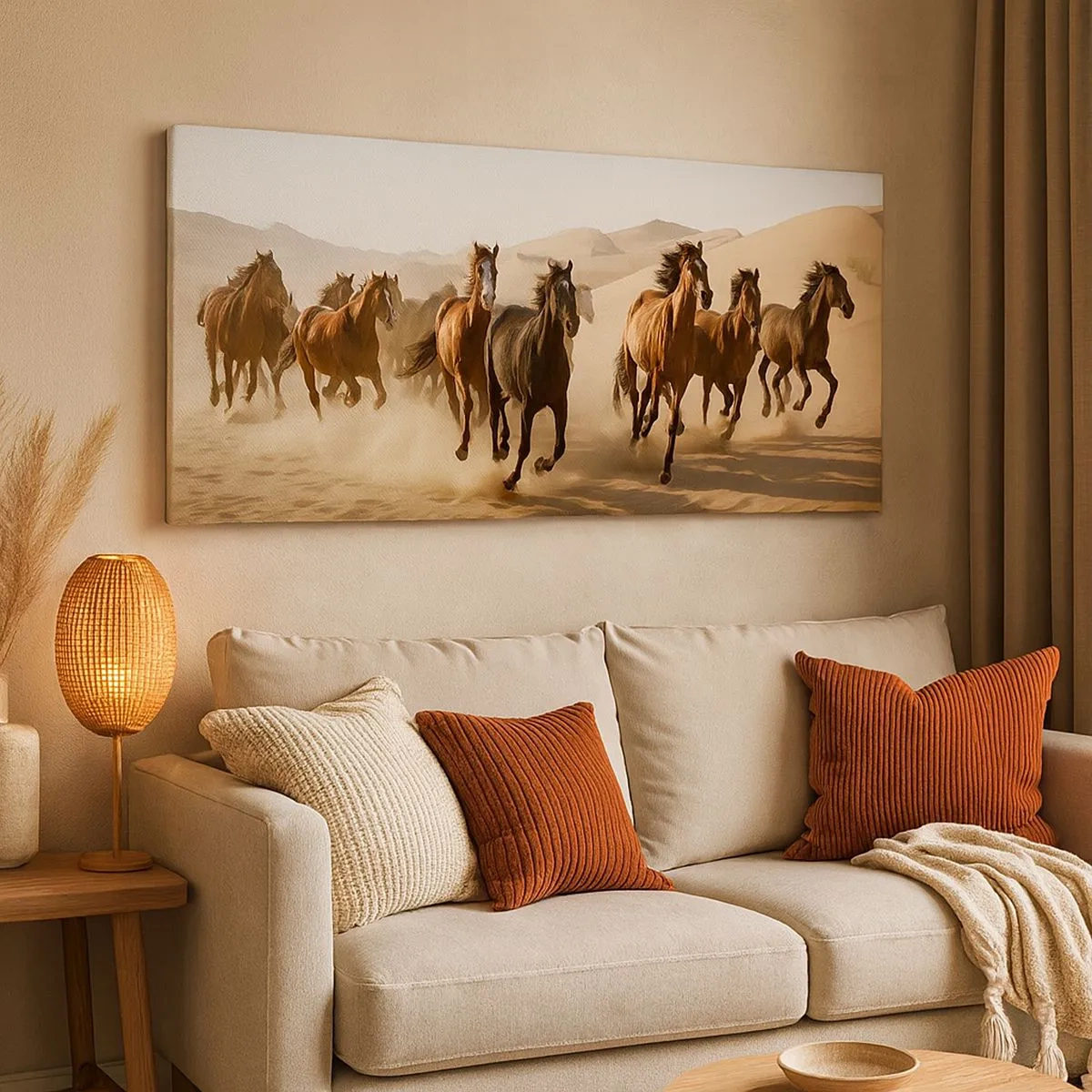 Obraz na płótnie - Wolne jak wiatr - 100x40 cm