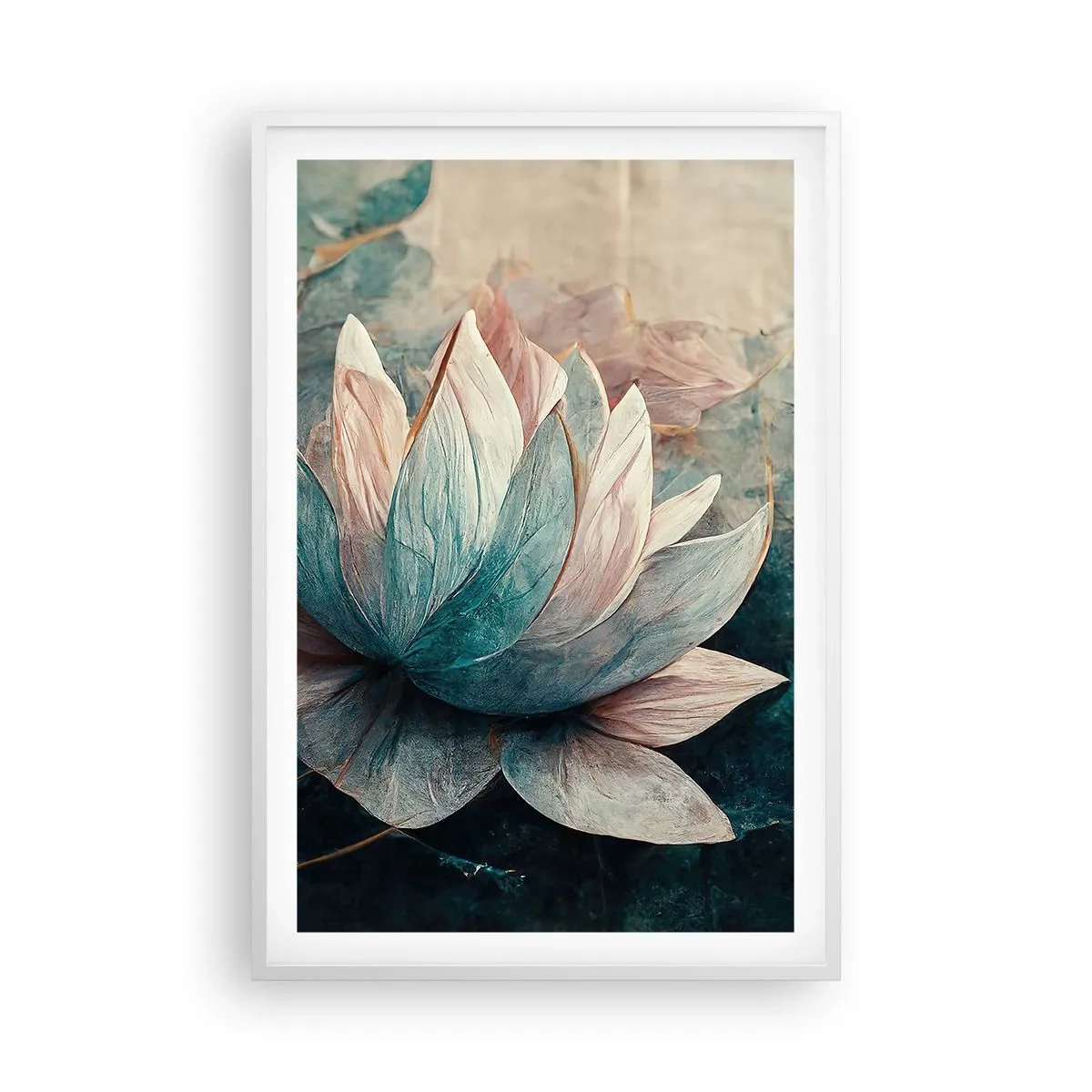 Plakat w białej ramie - Gwiazdy jeziora - 61x91 cm