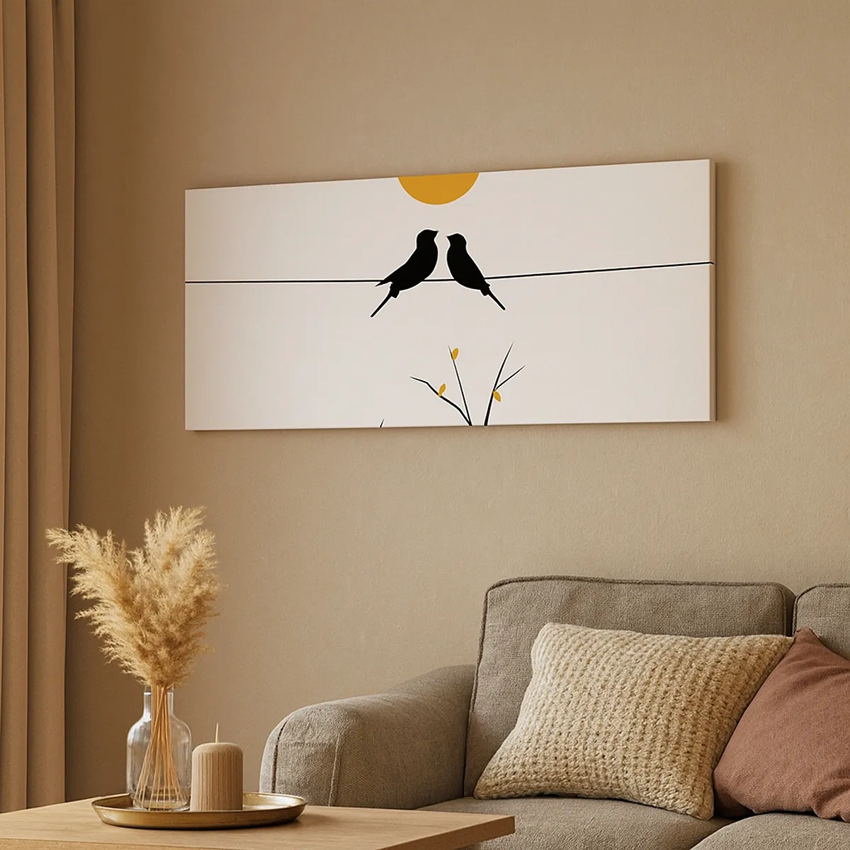 Obraz na płótnie - Słowiczy wieczór - 30x30 cm