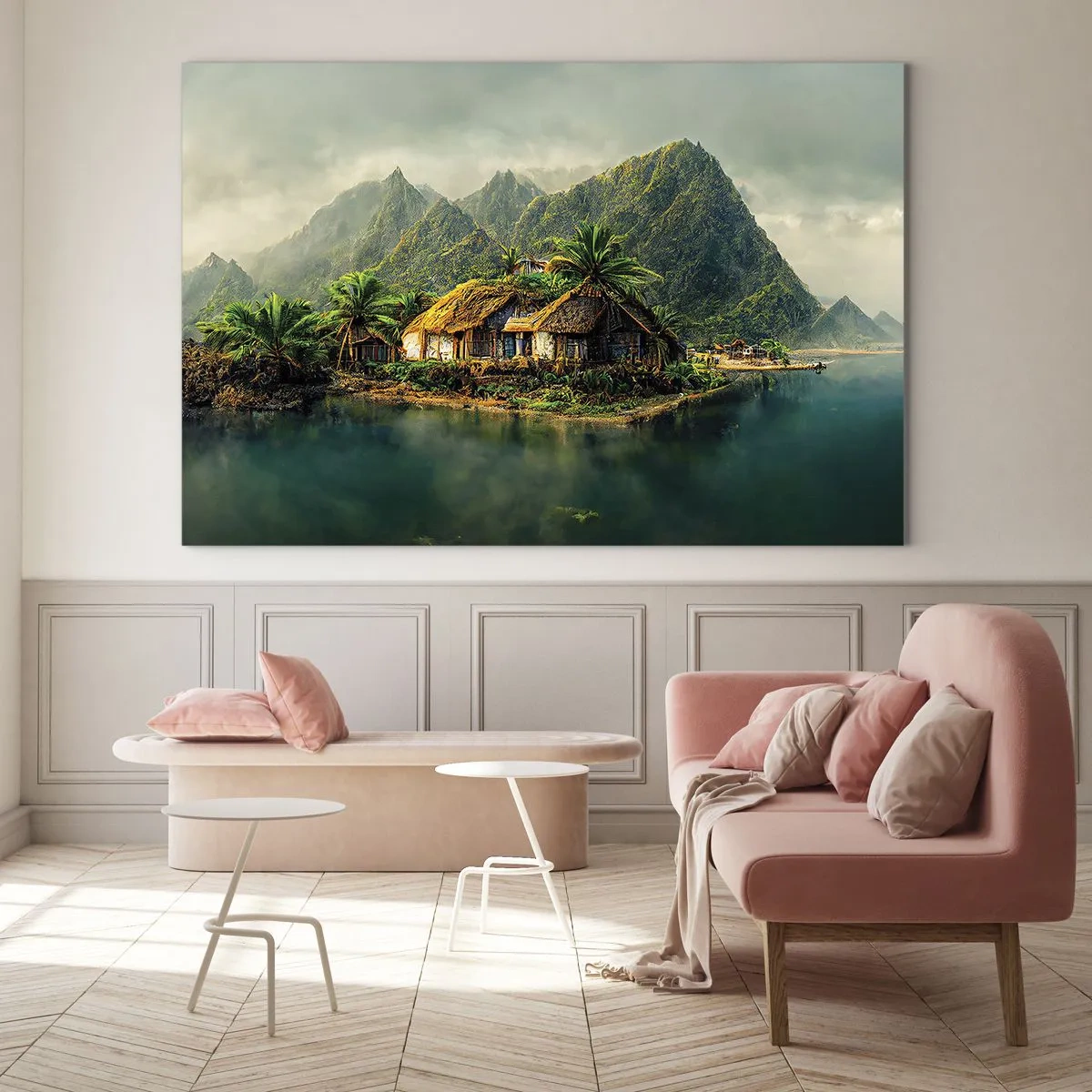 Obraz na szkle - Tropikalny raj - 70x50 cm