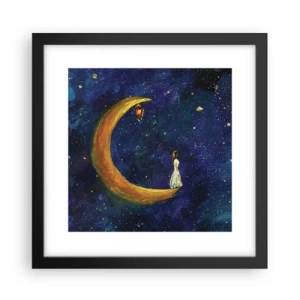 Plakat w czarnej ramie - Wołanie świata - 30x30 cm