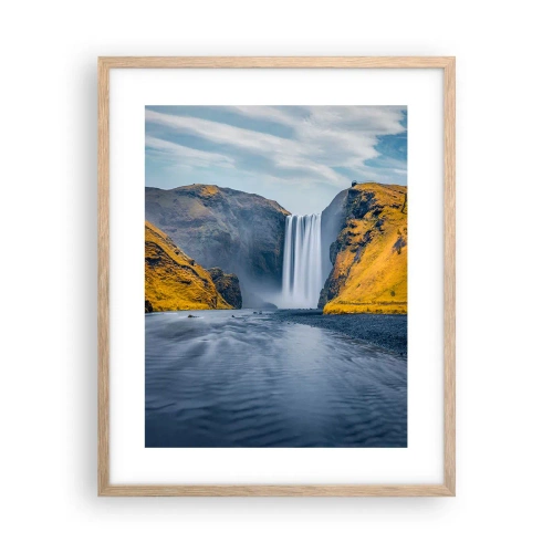 Plakat w ramie jasny dąb - Wieczne trwanie, wieczny ruch - 40x50 cm