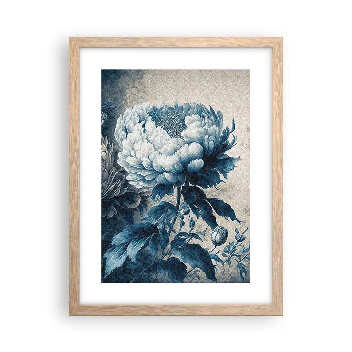 Plakat w ramie jasny dąb - Dobrana para - 30x40 cm
