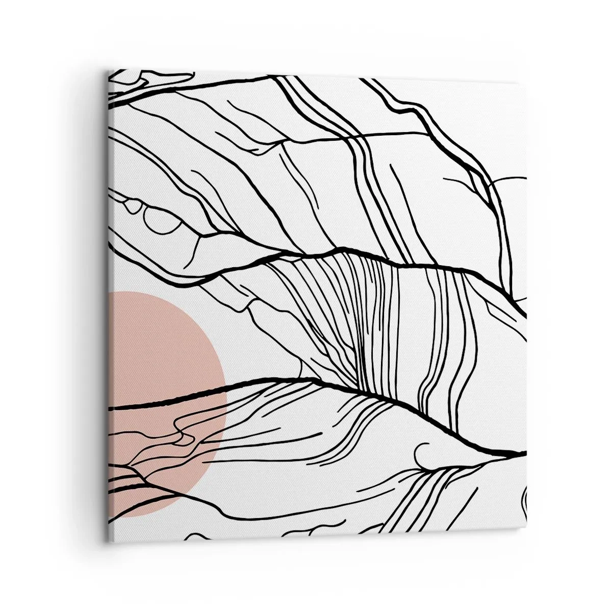 Obraz na płótnie - W sieci gałązek - 50x50 cm