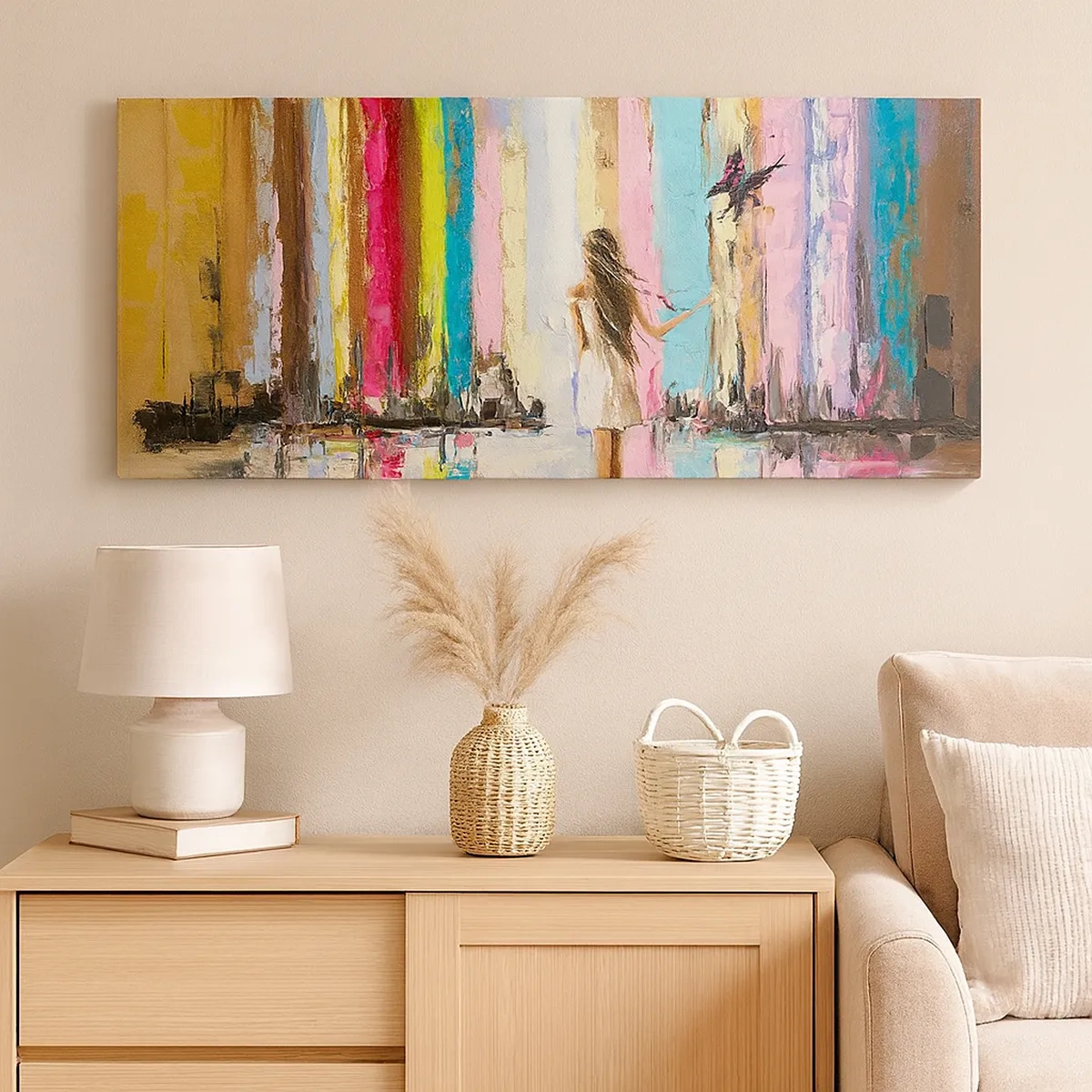 Obraz na płótnie - Idż za mną - 30x30 cm