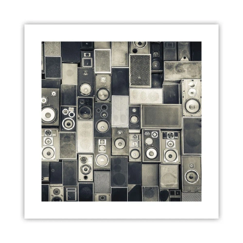 Plakat - I wszystko gra - 40x40 cm