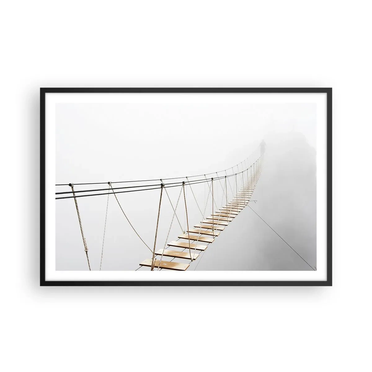 Plakat w czarnej ramie - Dokąd cię zaprowadzi? - 91x61 cm