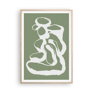 Plakat w ramie jasny dąb - Wołanie przestrzeni - 70x100 cm