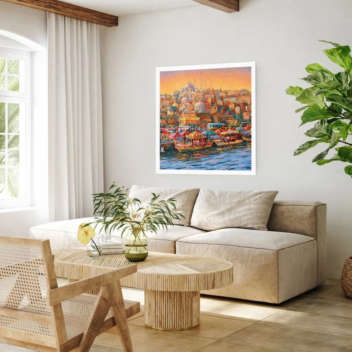 Plakat - Stambulska opowieść - 60x60 cm