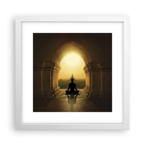 Plakat w białej ramie - Pełna harmonia - 30x30 cm