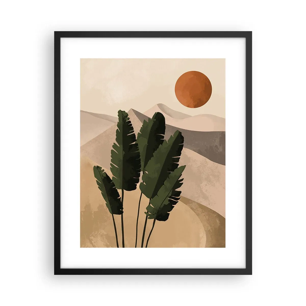 Plakat w czarnej ramie - Triumf życia - 40x50 cm