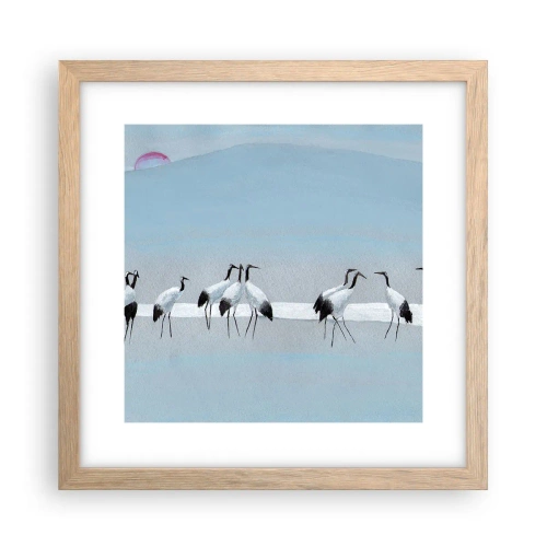 Plakat w ramie jasny dąb - Po gorącym dniu - 30x30 cm