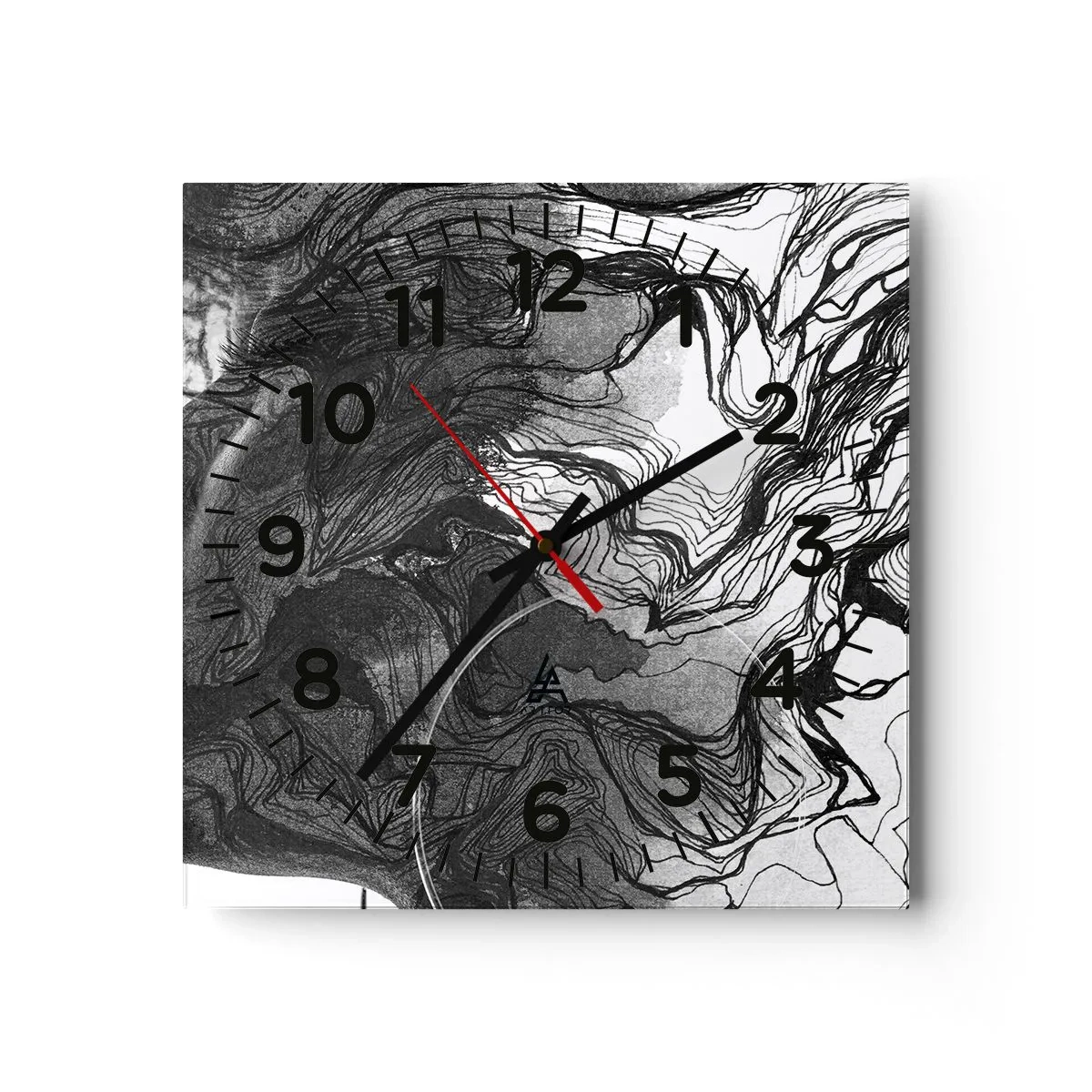 Zegar ścienny - Zaplątana w marzeniach - 30x30 cm